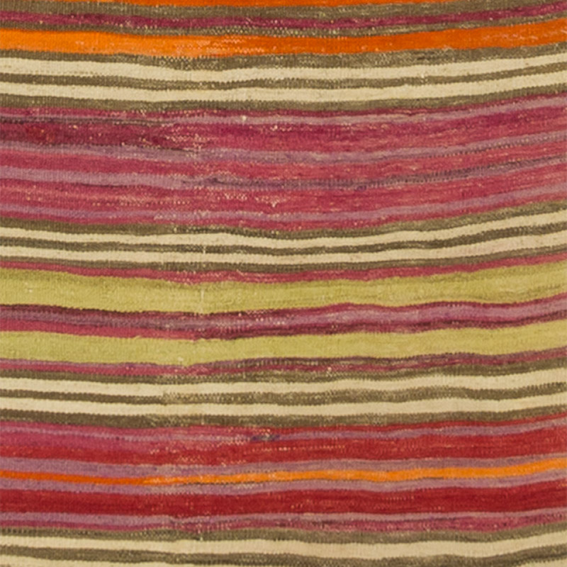 Çizgili Vintage Kilim Yolluk - 75 cm x 640 cm - K0089784