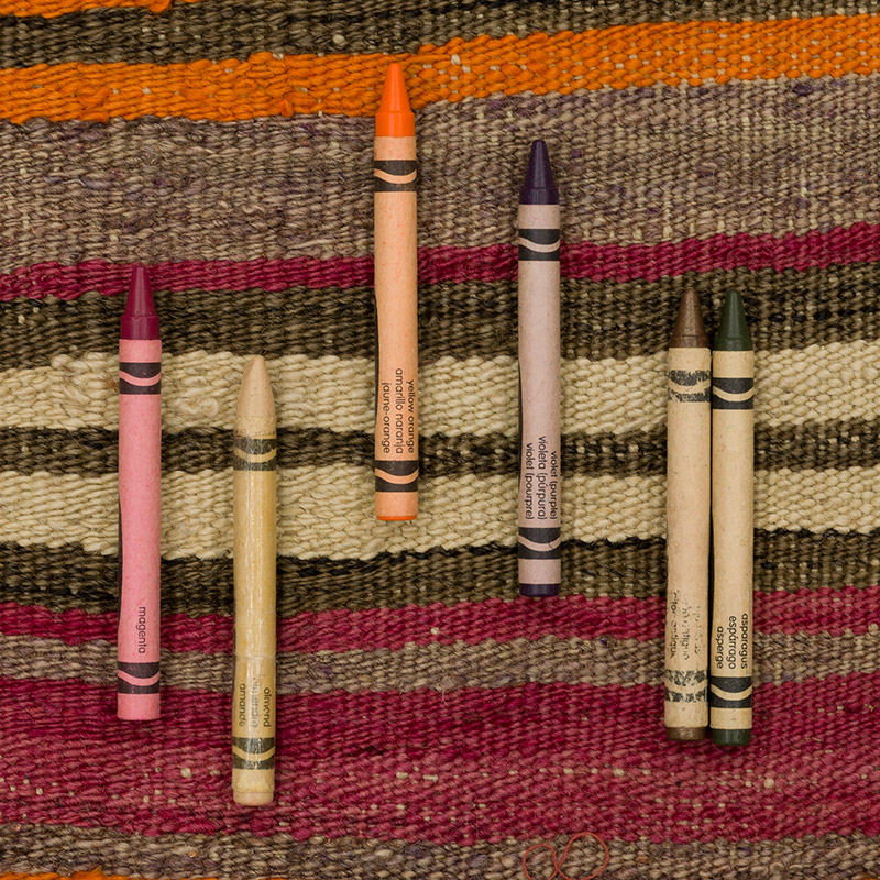 Çizgili Vintage Kilim Yolluk - 75 cm x 640 cm - K0089784
