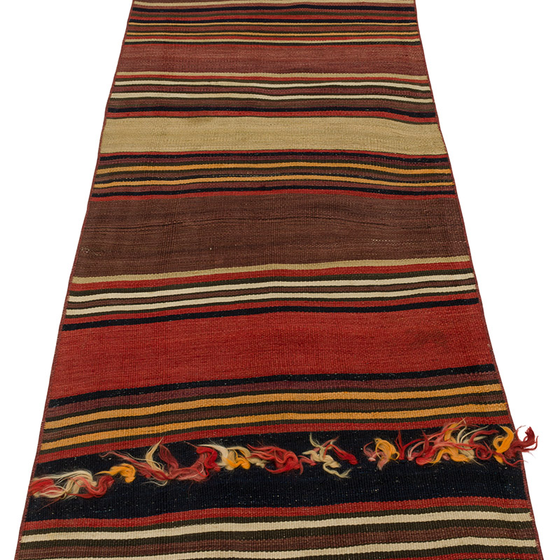 Vintage Striped Turkish Runner - 2' 4" x 23' 4" (28" x 280") - K0089786