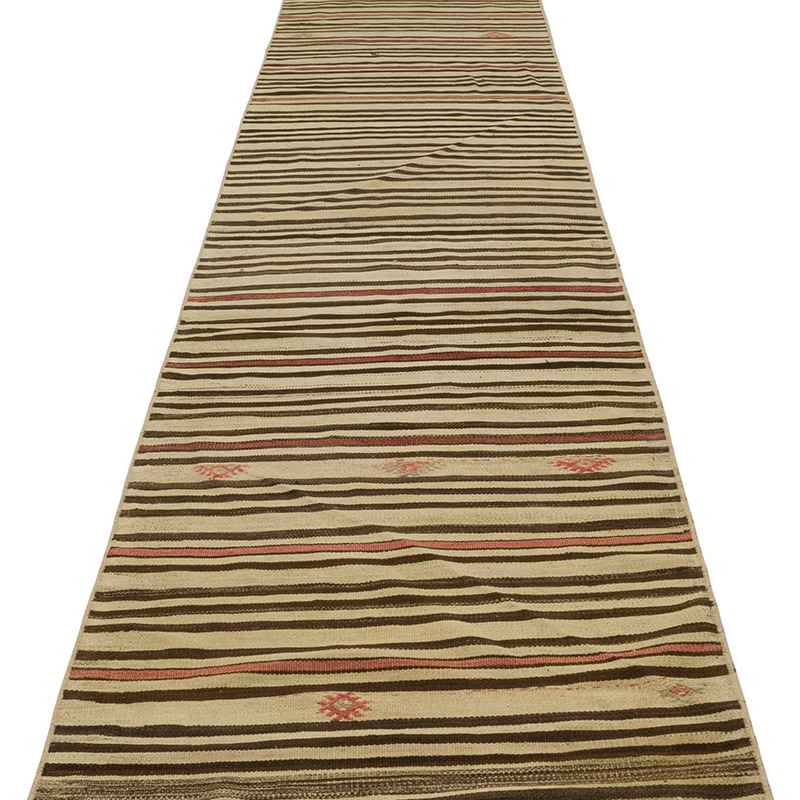 Alfombra Turca vintage a Rayas - 74 cm x 545 cm - K0089789