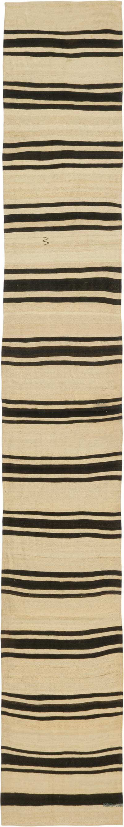 Çizgili Vintage Kilim Yolluk - 72 cm x 501 cm