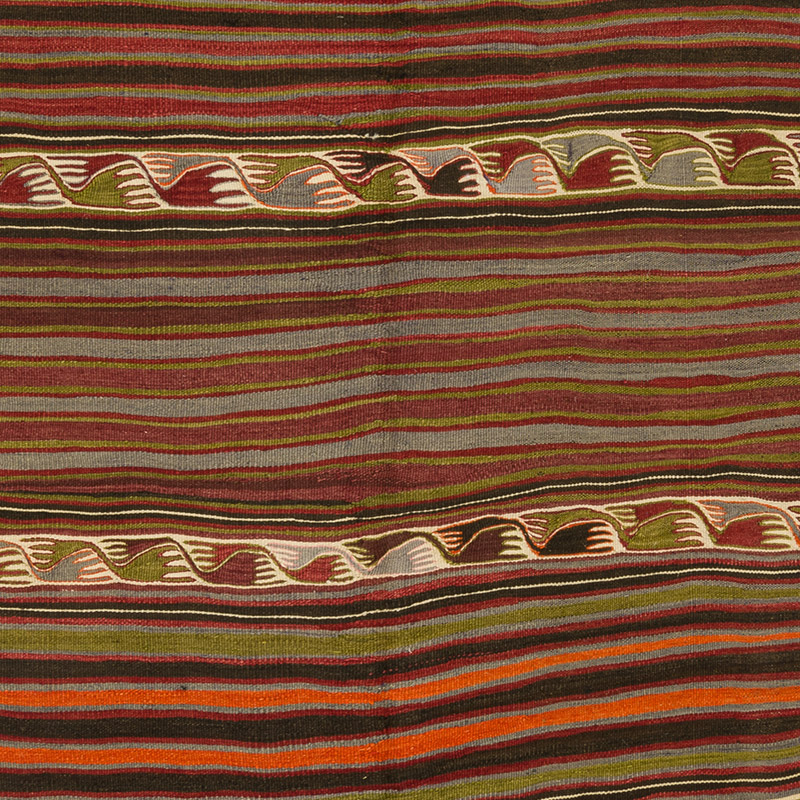 Vintage Konya Kilim Rug - 5'  x 10' 8" (60" x 128") - K0089794
