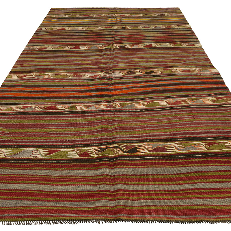 Vintage Konya Kilim Rug - 5'  x 10' 8" (60" x 128") - K0089794