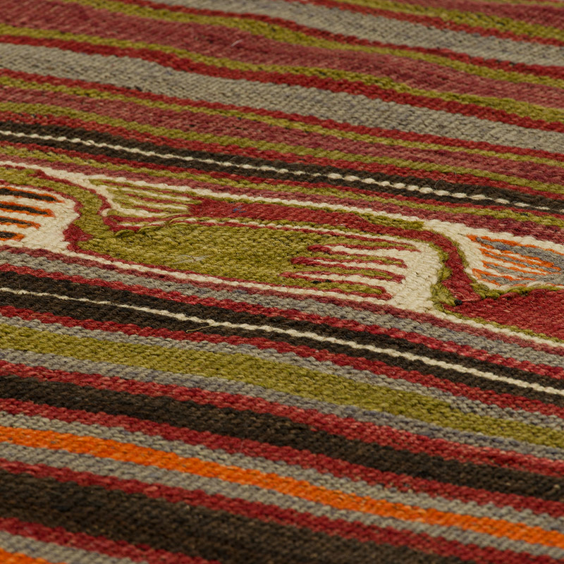 Vintage Konya Kilim Rug - 5'  x 10' 8" (60" x 128") - K0089794