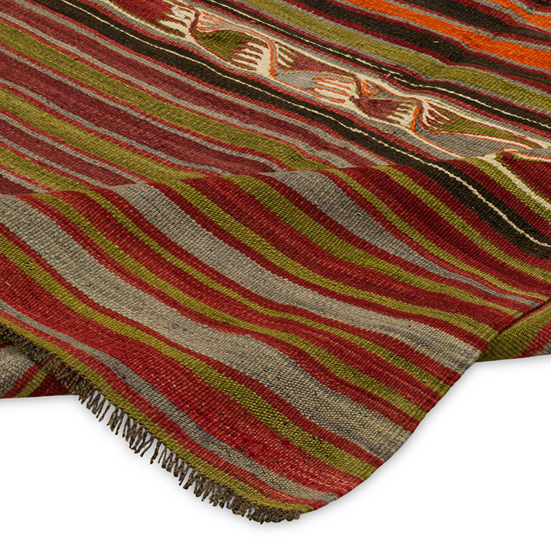 Vintage Konya Kilim Rug - 5'  x 10' 8" (60" x 128") - K0089794