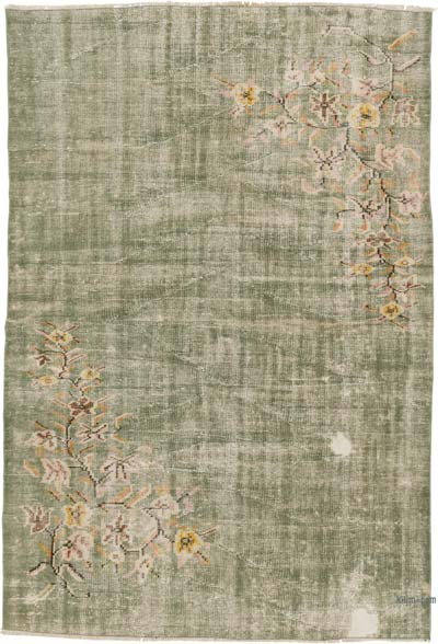 El Dokuma Vintage Halı - 167 cm x 251 cm