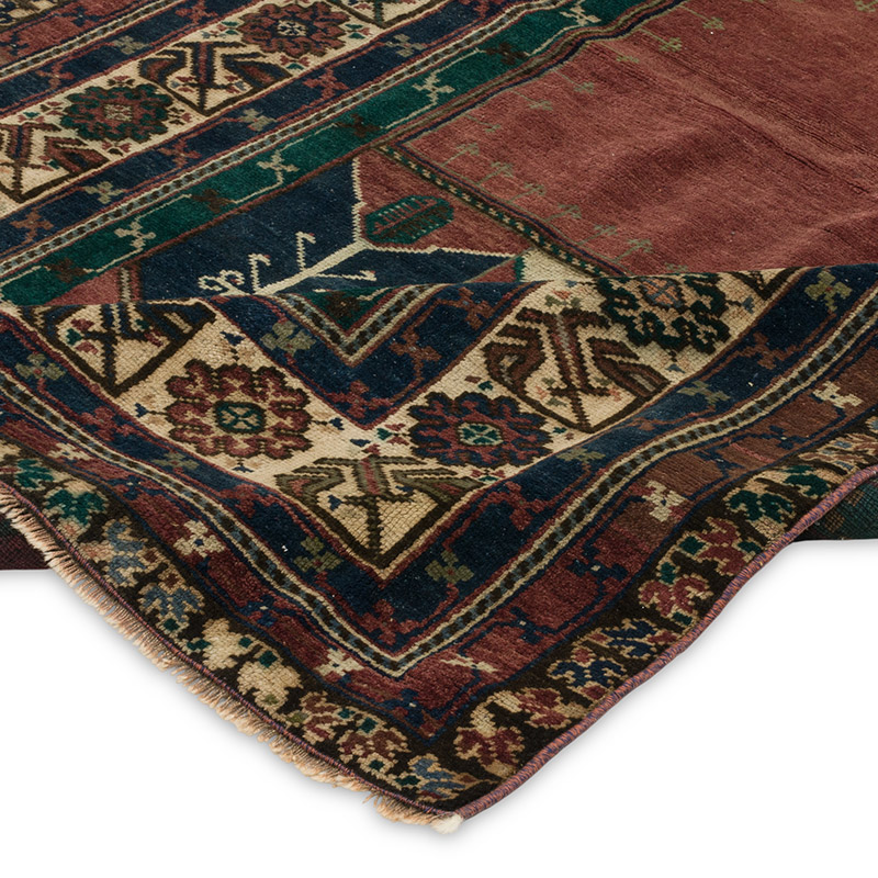 Vintage Turkish Hand-Knotted Rug - 3' 10" x 5' 10" (46" x 70") - K0089797