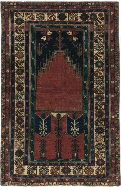 El Dokuma Vintage Halı - 117 cm x 179 cm