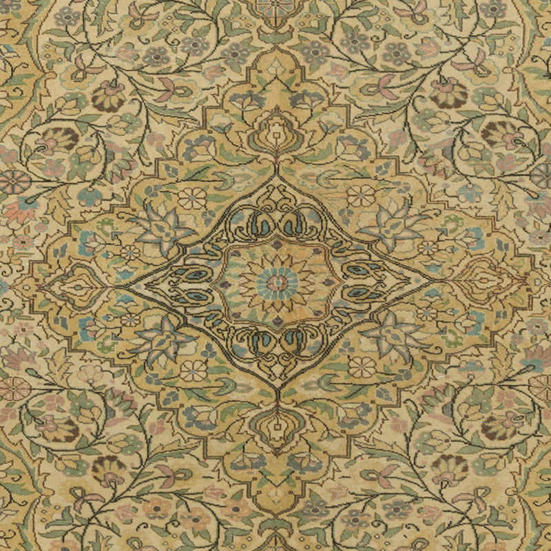 Vintage Turkish Hand-Knotted Rug - 6' 7" x 9' 10" (79" x 118") - K0089803