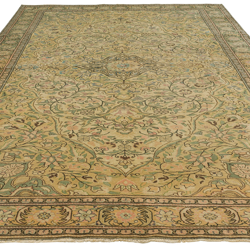 Vintage Turkish Hand-Knotted Rug - 6' 7" x 9' 10" (79" x 118") - K0089803