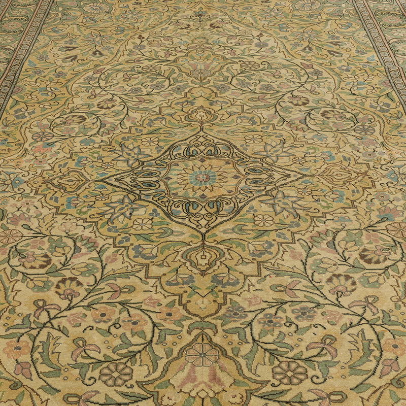 Vintage Turkish Hand-Knotted Rug - 6' 7" x 9' 10" (79" x 118") - K0089803