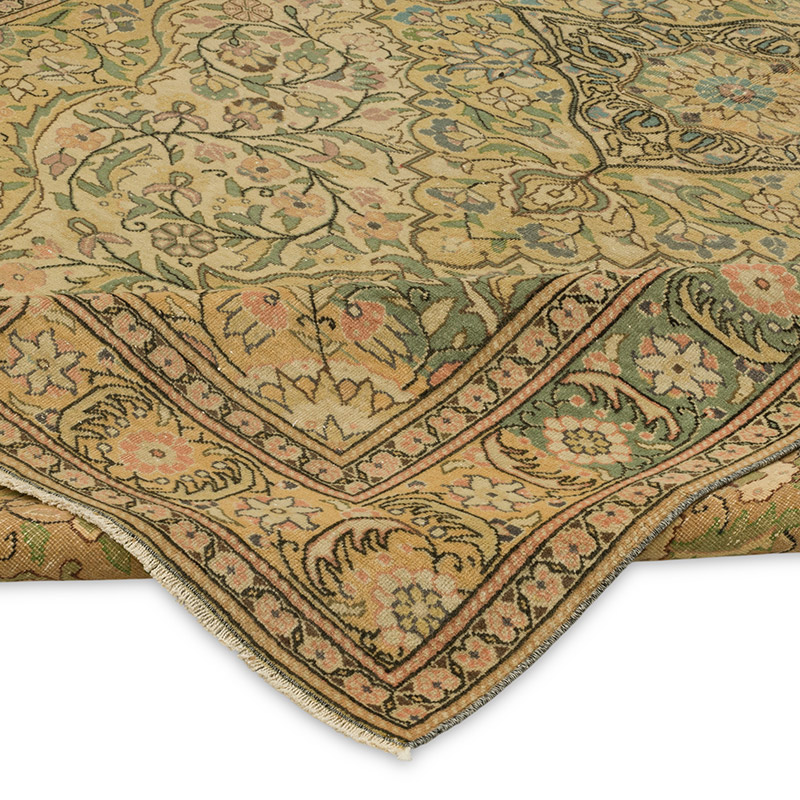 Vintage Turkish Hand-Knotted Rug - 6' 7" x 9' 10" (79" x 118") - K0089803