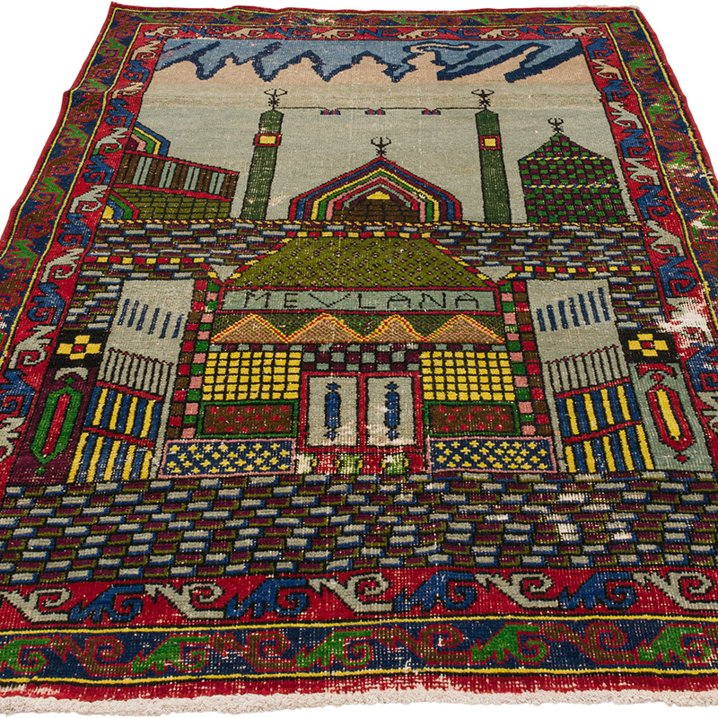 El Dokuma Vintage Hali - 115 cm x 183 cm - K0089804