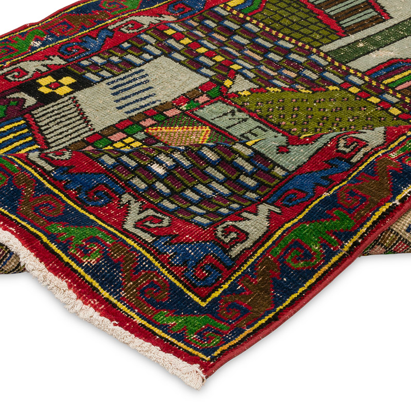 El Dokuma Vintage Hali - 115 cm x 183 cm - K0089804