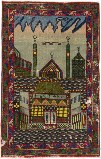 El Dokuma Vintage Hali - 115 cm x 183 cm