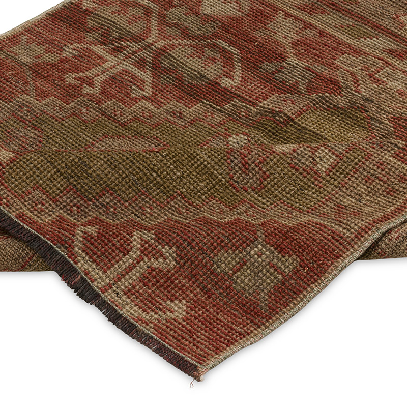 Alfombra Vintage Turca Anudada a Mano - 90 cm x 194 cm - K0089805