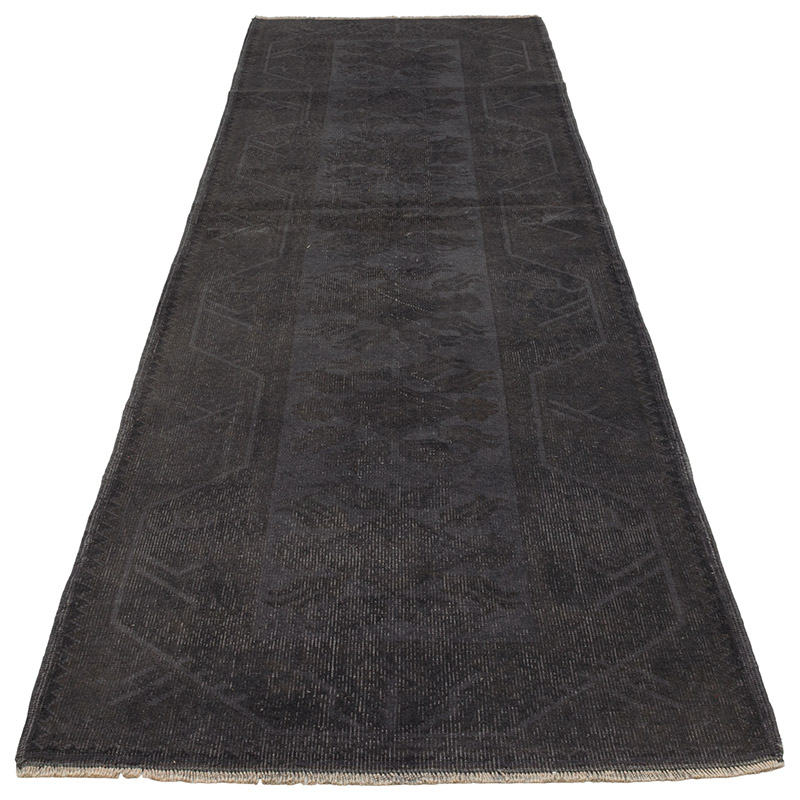 Boyalı El Dokuma Vintage Halı Yolluk - 80 cm x 285 cm - K0089812