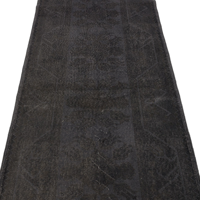 Boyalı El Dokuma Vintage Halı Yolluk - 80 cm x 285 cm - K0089812