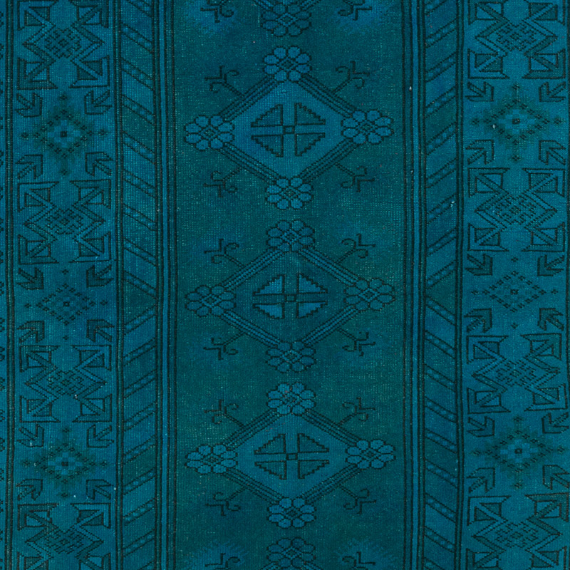 Alfombra Turca Vintage Sobre-teñida - 125 cm x 205 cm - K0089813