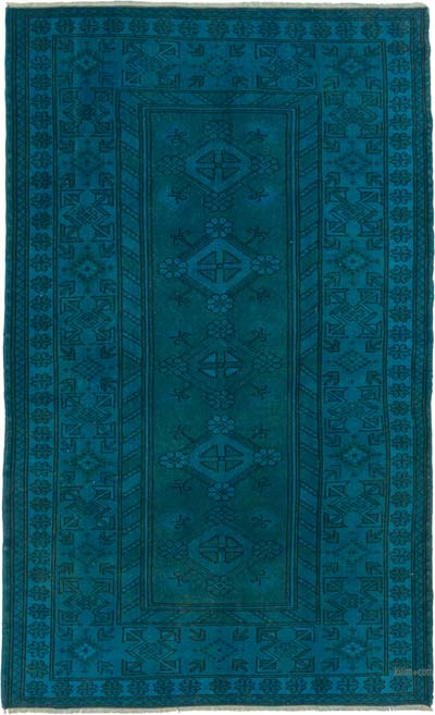 Boyali El Dokuma Vintage Hali - 125 cm x 205 cm