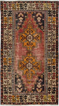 El Dokuma Vintage Hali - 136 cm x 240 cm