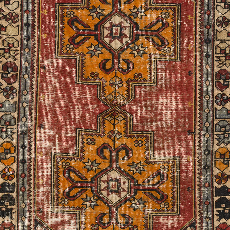 El Dokuma Vintage Hali - 136 cm x 240 cm - K0089818