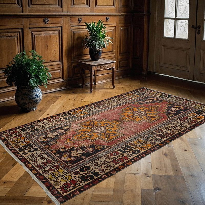 El Dokuma Vintage Hali - 136 cm x 240 cm - K0089818