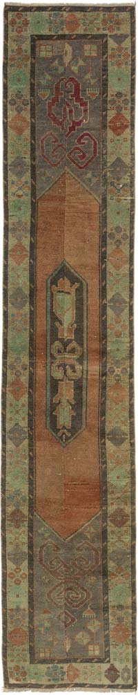 Vintage Anadolu Yolluk - 58 cm x 300 cm
