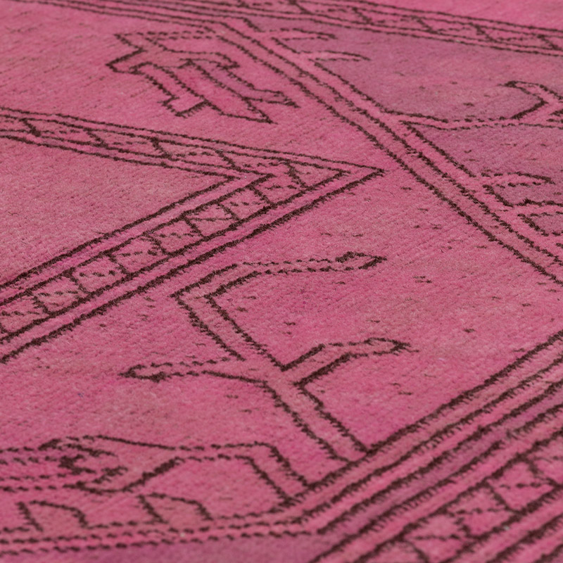 Alfombra Turca Vintage Sobre-teñida - 158 cm x 247 cm - K0089820