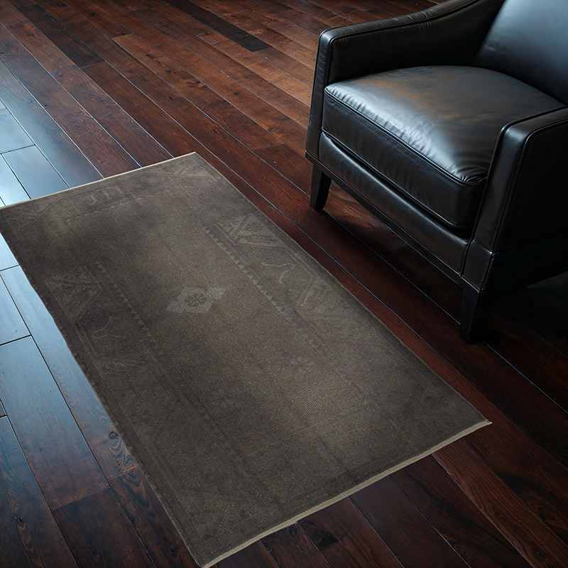 Alfombra Turca Vintage Sobre-teñida - 80 cm x 140 cm - K0089821