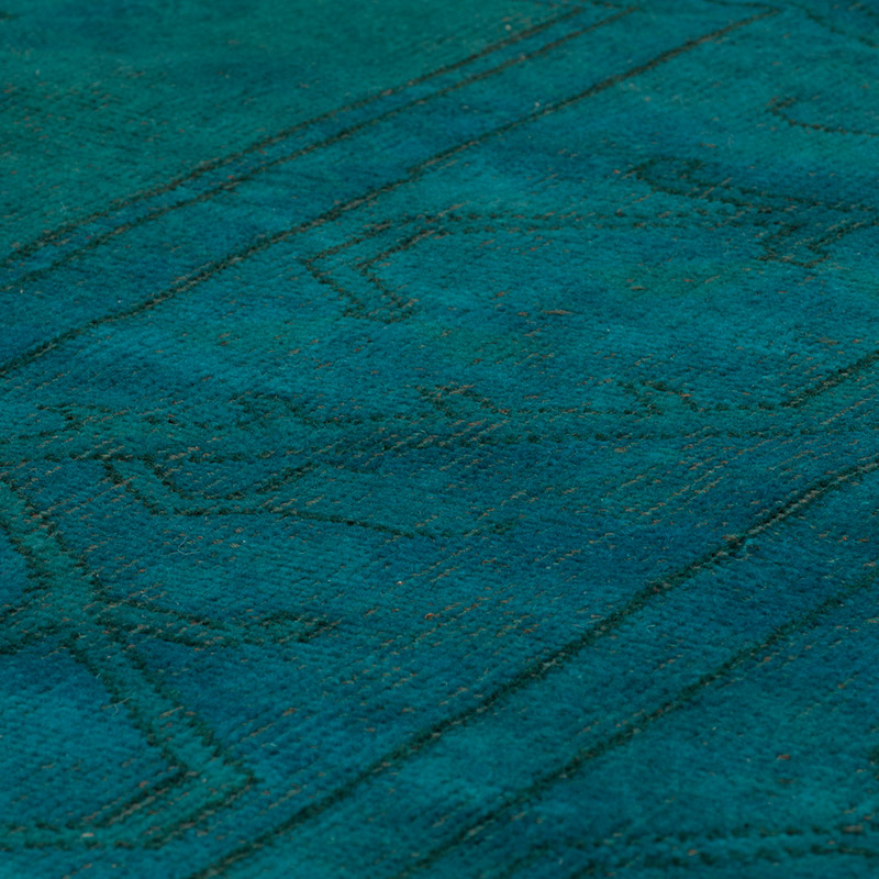 Alfombra Turca Vintage Sobre-teñida - 200 cm x 292 cm - K0089823