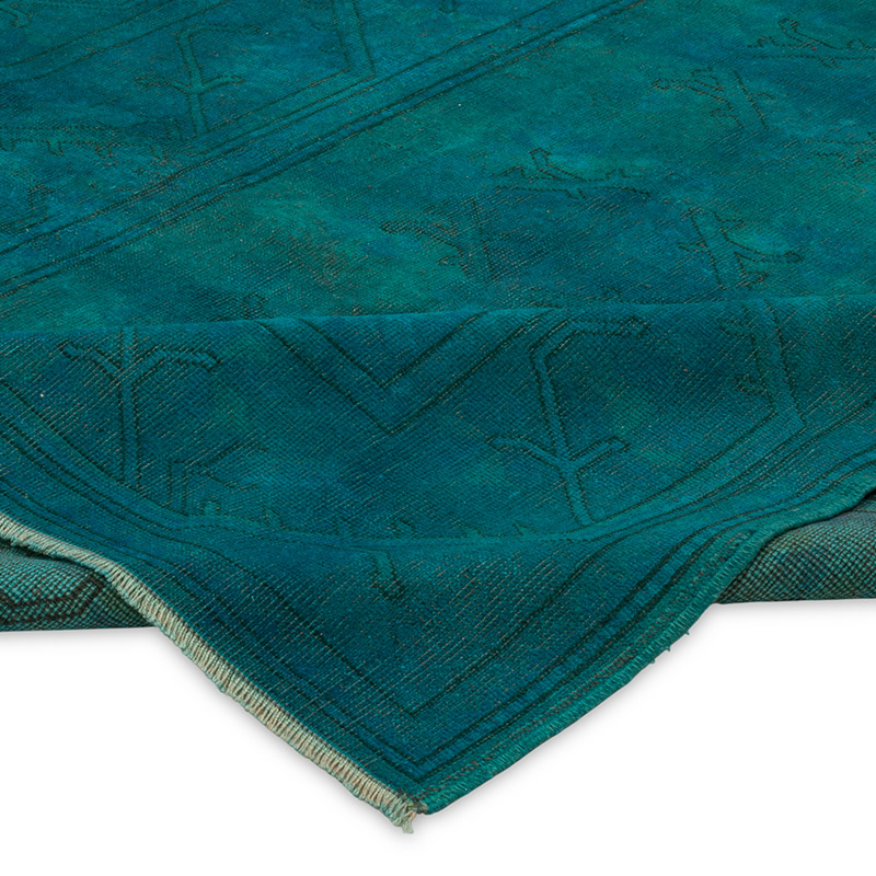 Alfombra Turca Vintage Sobre-teñida - 200 cm x 292 cm - K0089823
