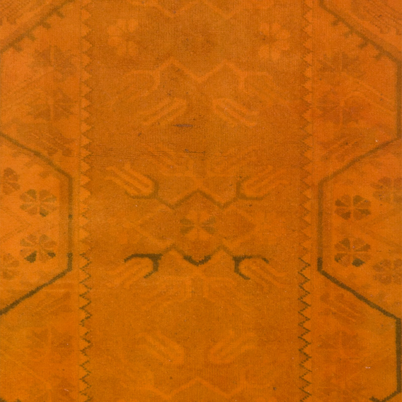 Over-dyed Vintage Hand-Knotted Turkish Runner - 2' 7" x 9' 2" (31" x 110") - K0089828