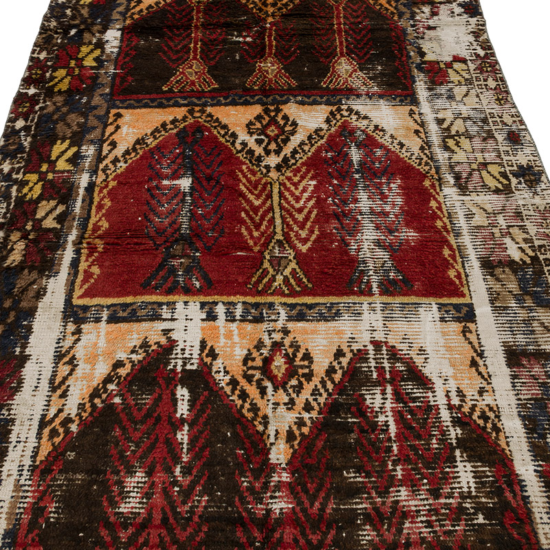 Vintage Turkish Hand-Knotted Rug - 4' 6" x 10' 8" (54" x 128") - K0089830