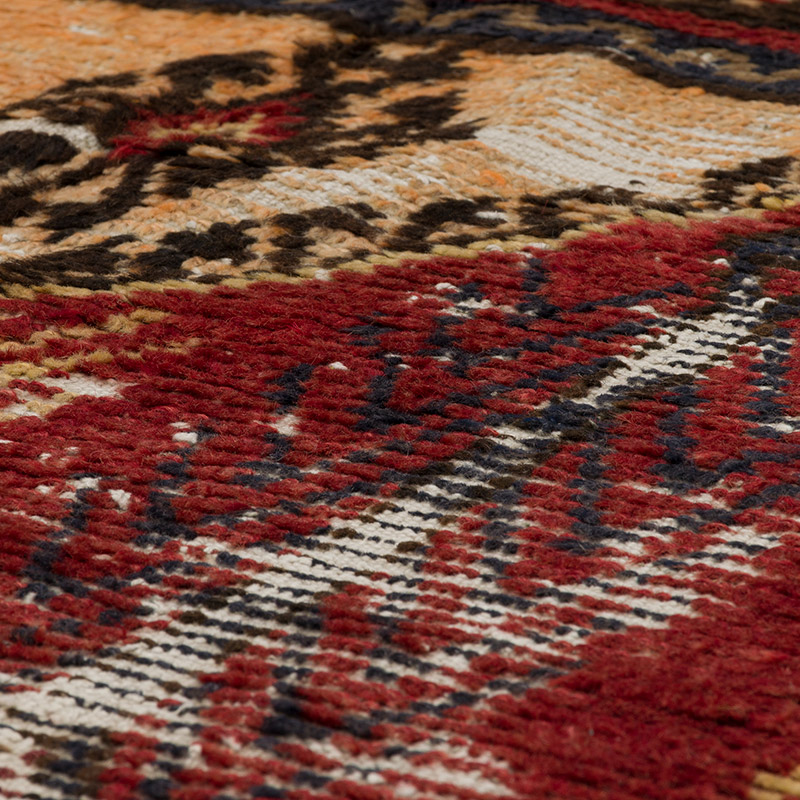 Vintage Turkish Hand-Knotted Rug - 4' 6" x 10' 8" (54" x 128") - K0089830