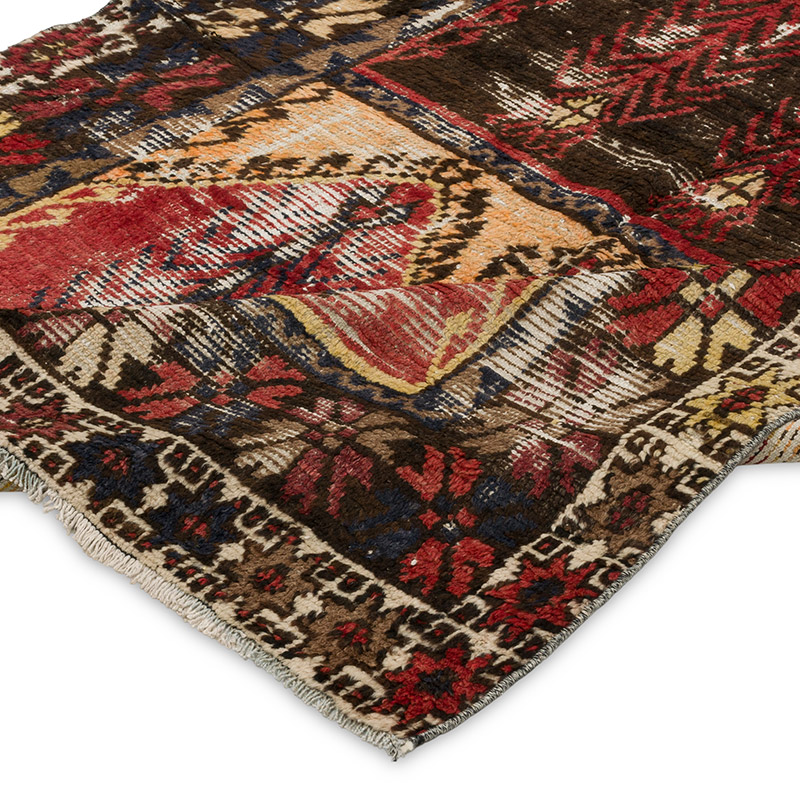 Vintage Turkish Hand-Knotted Rug - 4' 6" x 10' 8" (54" x 128") - K0089830