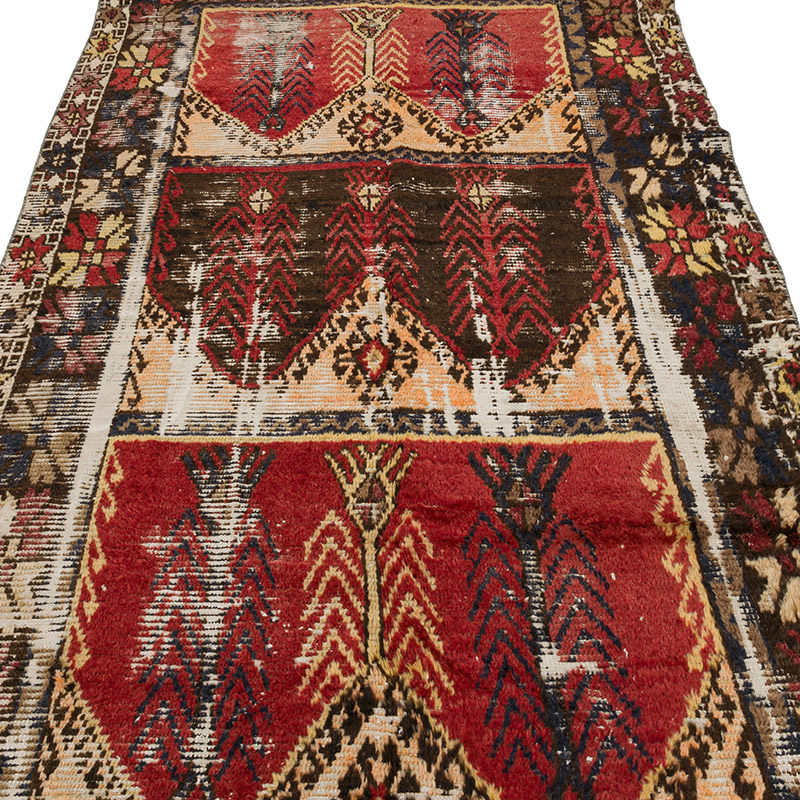 Vintage Turkish Hand-Knotted Rug - 4' 6" x 10' 8" (54" x 128") - K0089830