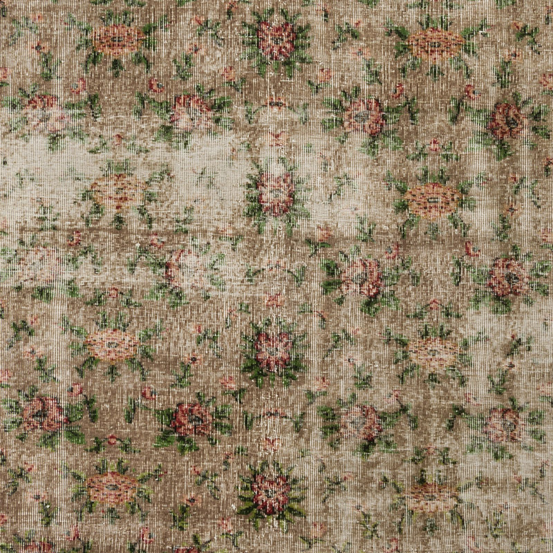 Alfombra Vintage Turca Anudada a Mano - 203 cm x 309 cm - K0089831