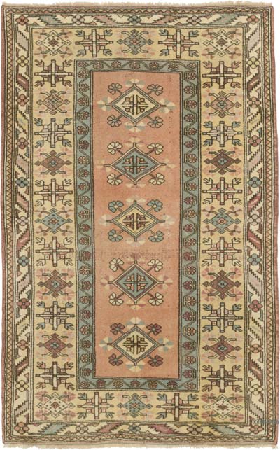El Dokuma Vintage Hali - 121 cm x 194 cm