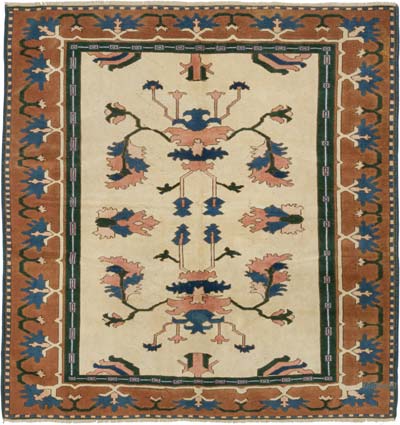 El Dokuma Vintage Hali - 203 cm x 212 cm