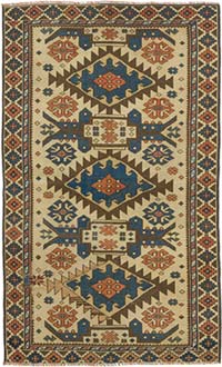 El Dokuma Vintage Hali - 98 cm x 161 cm
