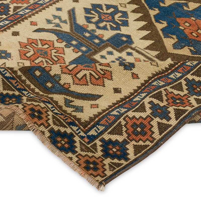 Alfombra Vintage Turca Anudada a Mano - 98 cm x 161 cm - K0089841