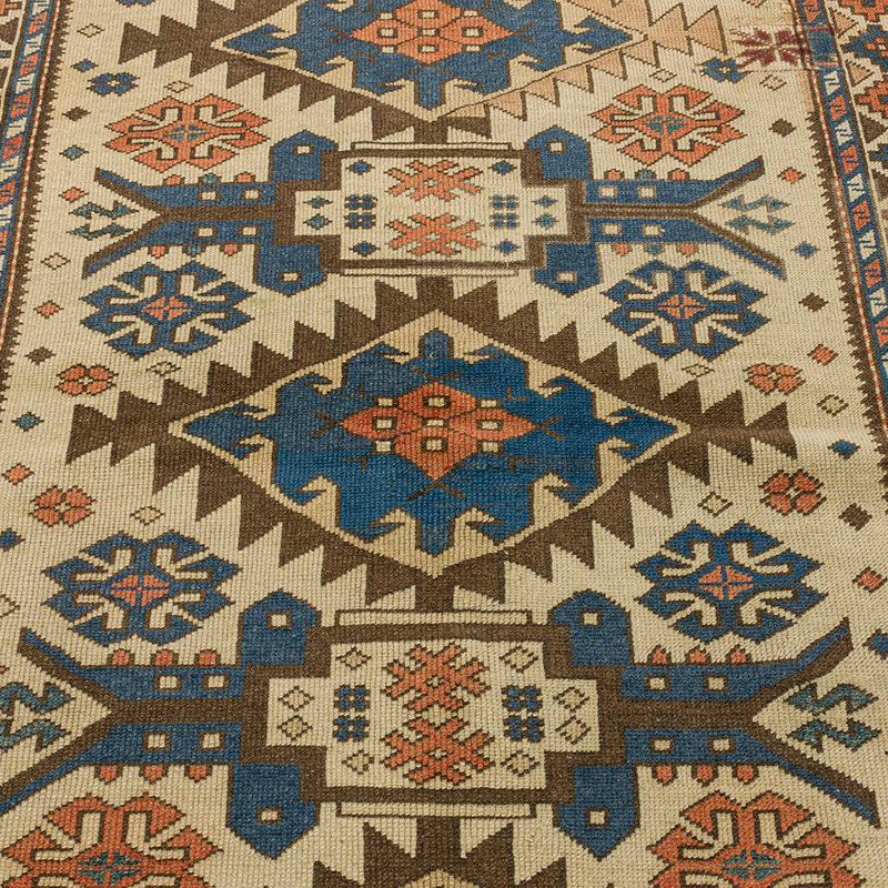 Alfombra Vintage Turca Anudada a Mano - 98 cm x 161 cm - K0089841