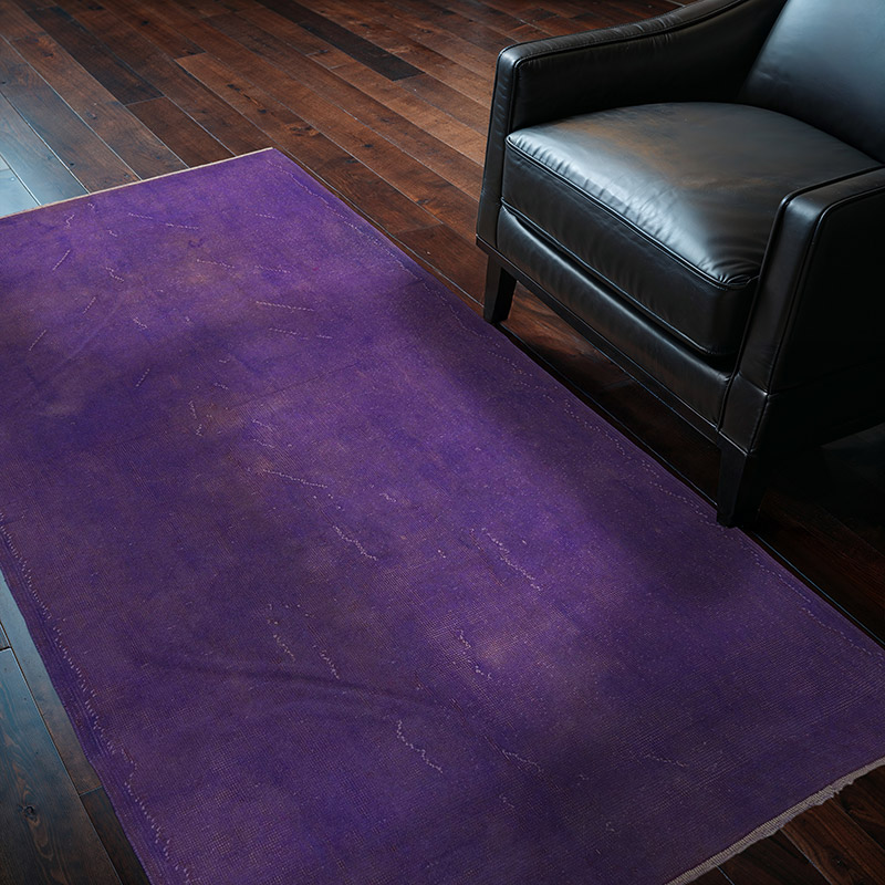 Alfombra Turca Vintage Sobre-teñida - 116 cm x 192 cm - K0089845