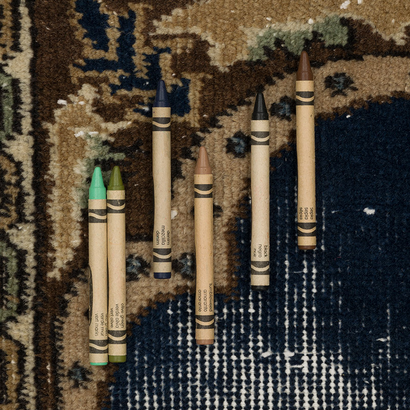 El Dokuma Vintage Hali - 100 cm x 130 cm - K0089846