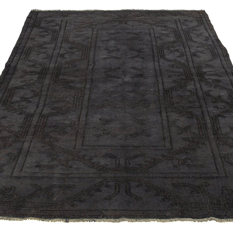 Alfombra Turca Vintage Sobre-teñida - 117 cm x 206 cm - K0089847