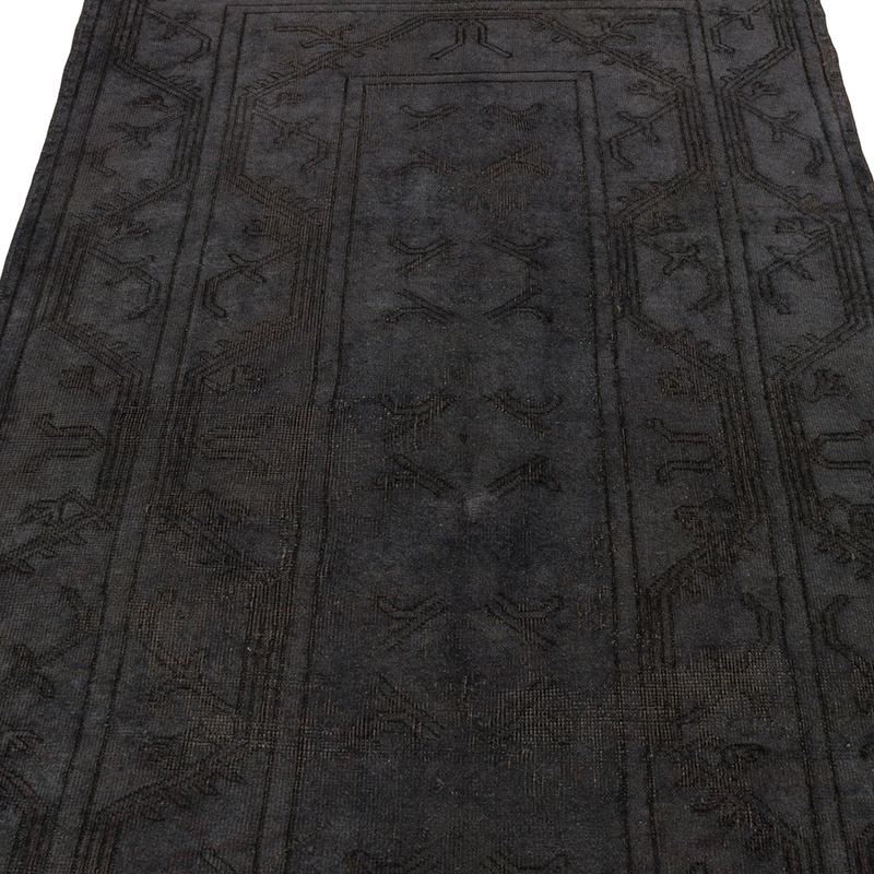 Alfombra Turca Vintage Sobre-teñida - 117 cm x 206 cm - K0089847
