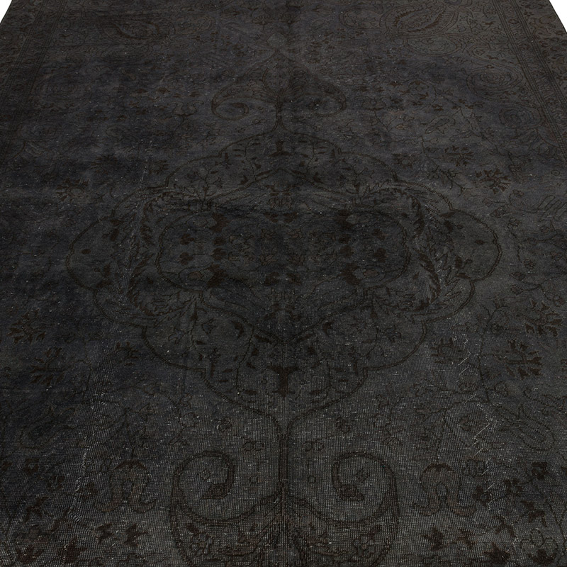 Alfombra Turca Vintage Sobre-teñida - 117 cm x 206 cm - K0089847