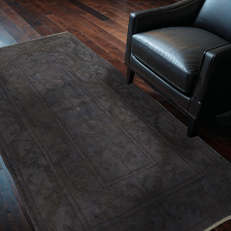 Alfombra Turca Vintage Sobre-teñida - 117 cm x 206 cm - K0089847