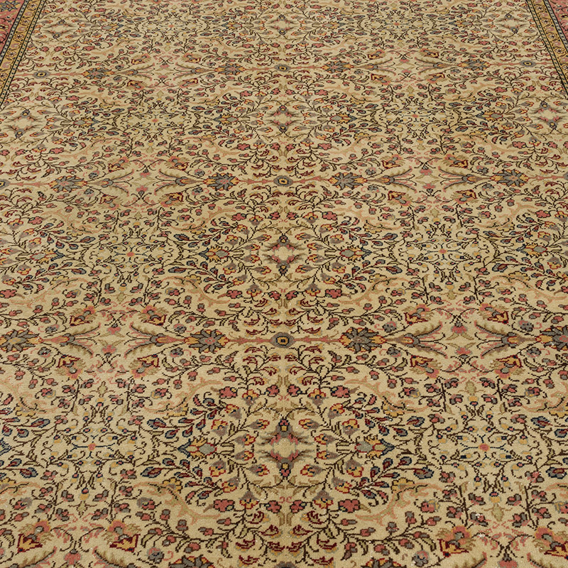 Alfombra Vintage Turca Anudada a Mano - 195 cm x 298 cm - K0089849